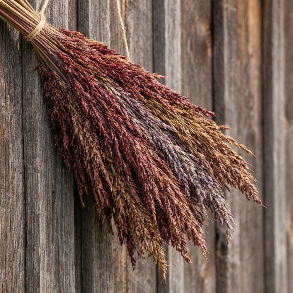 Rainbow Broom Corn Seeds – Heirloom Decorative Sorghum Mix (125+ Seeds)