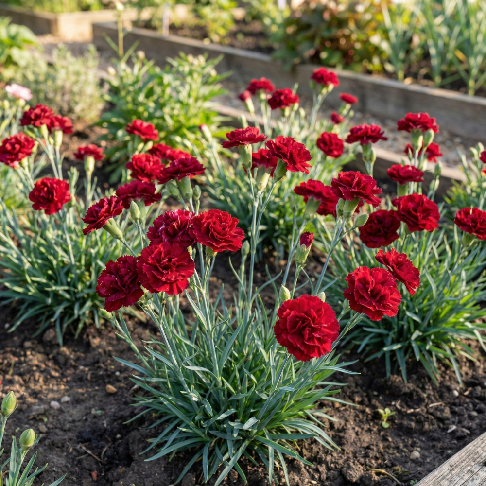Dianthus Scarlet Red Seeds – Perennial Carnation Flower (30+ Seeds)