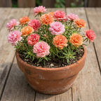 Double Flower Moss Rose Seeds – Heirloom Portulaca grandiflora (100000 Seeds)