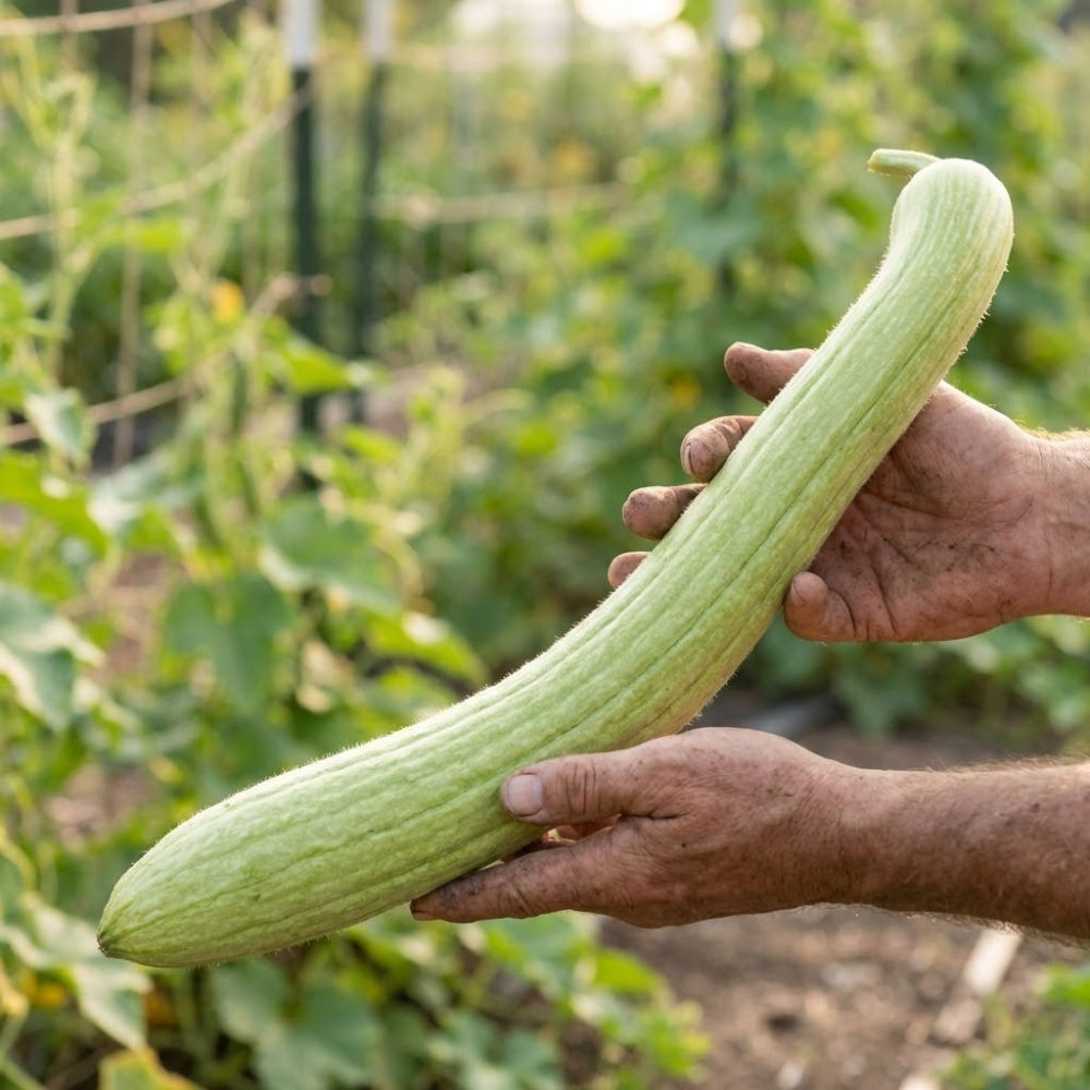 Italian Cucuzzi Gourd Seeds – Heirloom Edible Squash (20 Seeds)