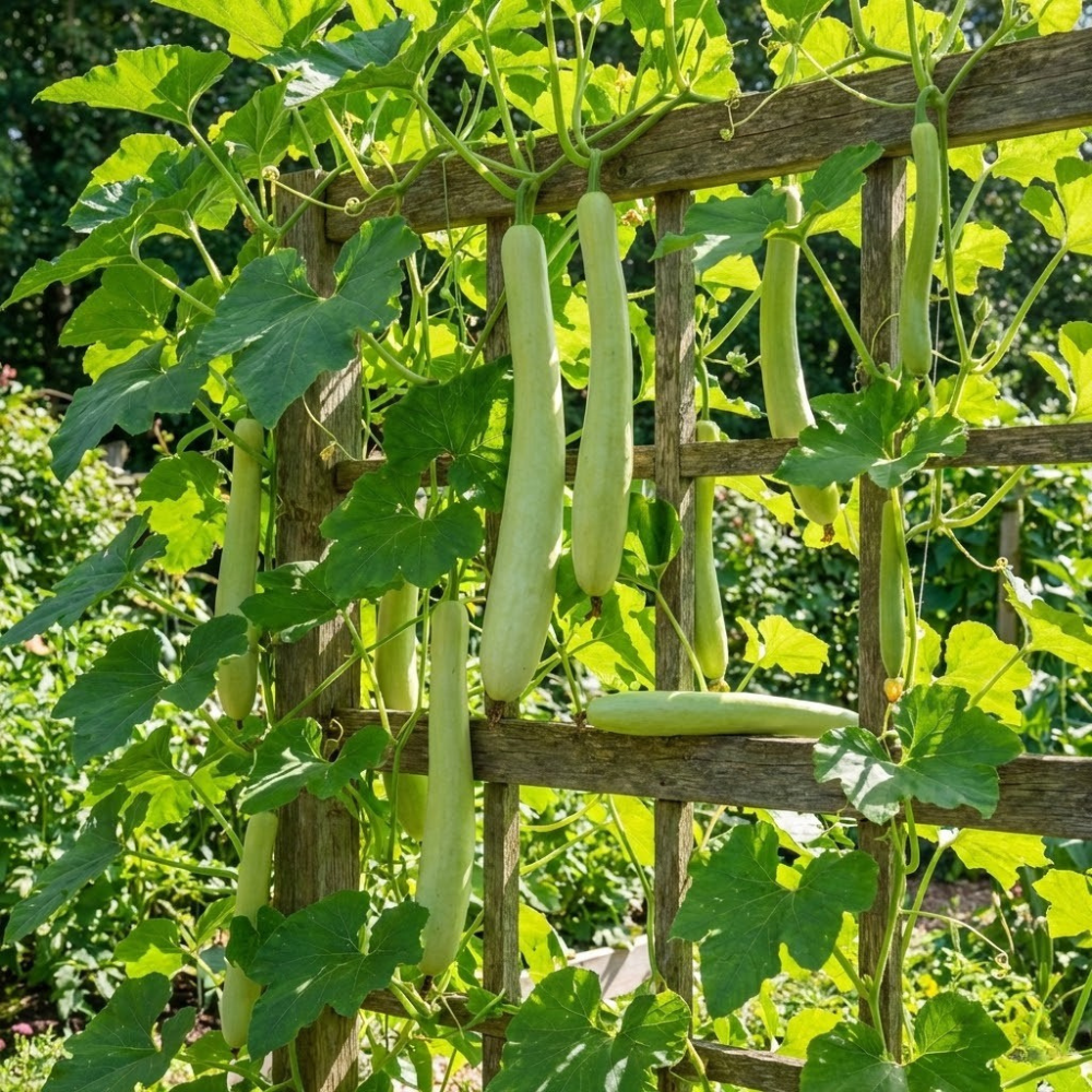 Italian Cucuzzi Gourd Seeds – Heirloom Edible Squash (20 Seeds)