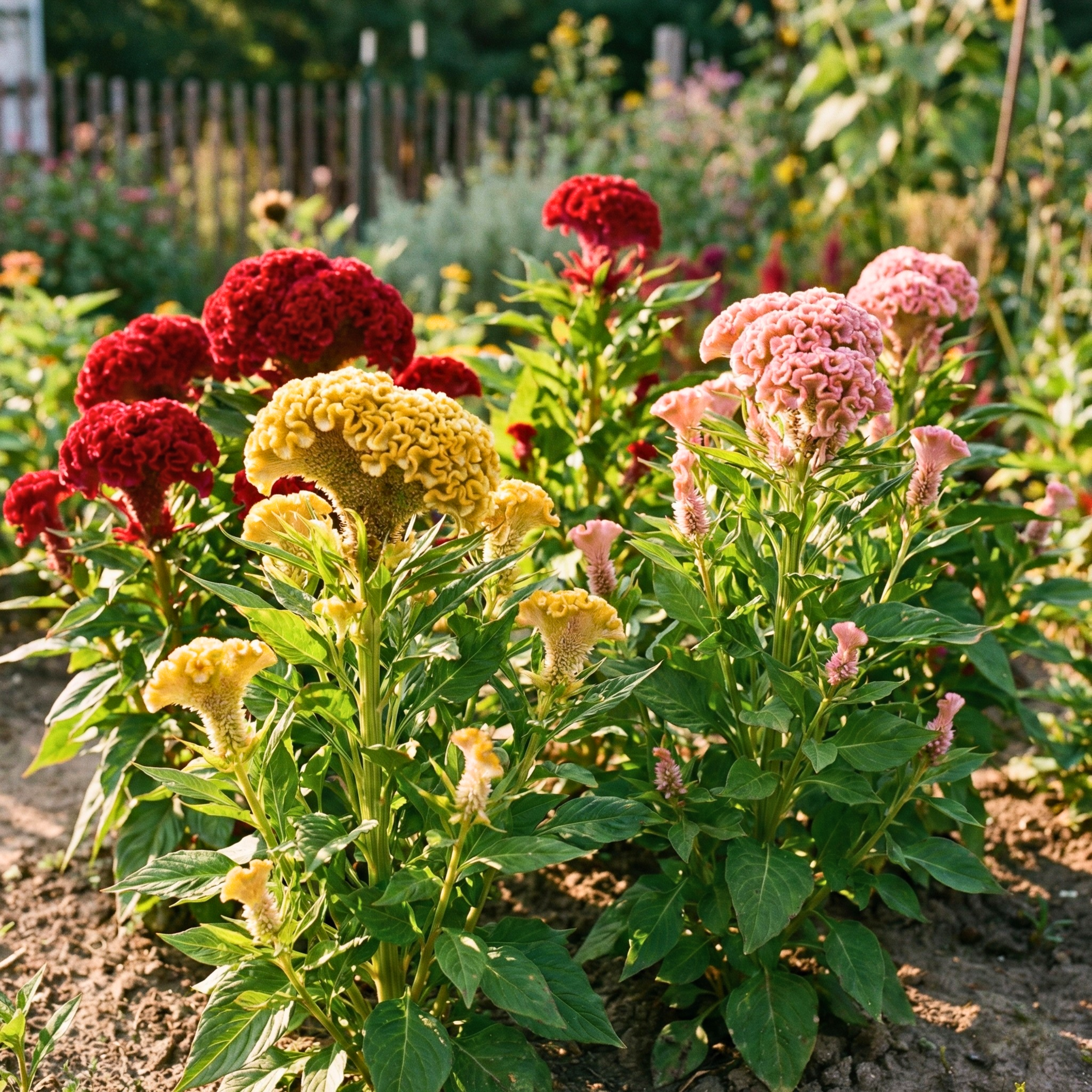 Mixed Colors Brain Celosia Seeds (Celosia cristata) – Heirloom Variety (100 Seeds)