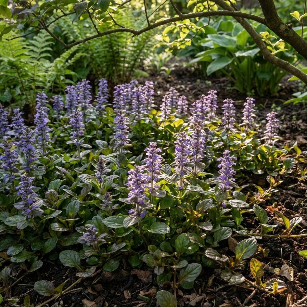 Bugleweed Seeds (Ajuga reptans) – Purple Ground Cover Perennial (100 Seeds)