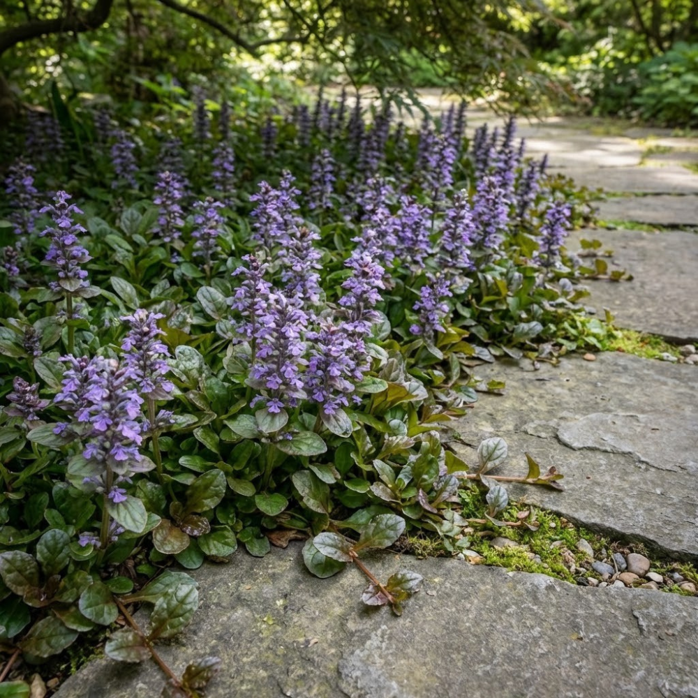 Bugleweed Seeds (Ajuga reptans) – Purple Ground Cover Perennial (100 Seeds)