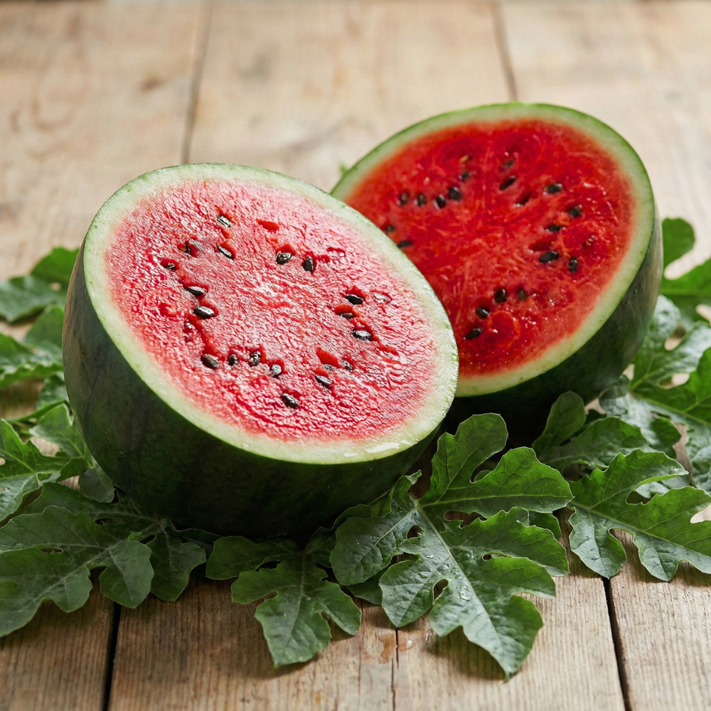 Bush Sugar Baby Watermelon Seeds – Compact Heirloom Variety (40+ Seeds)