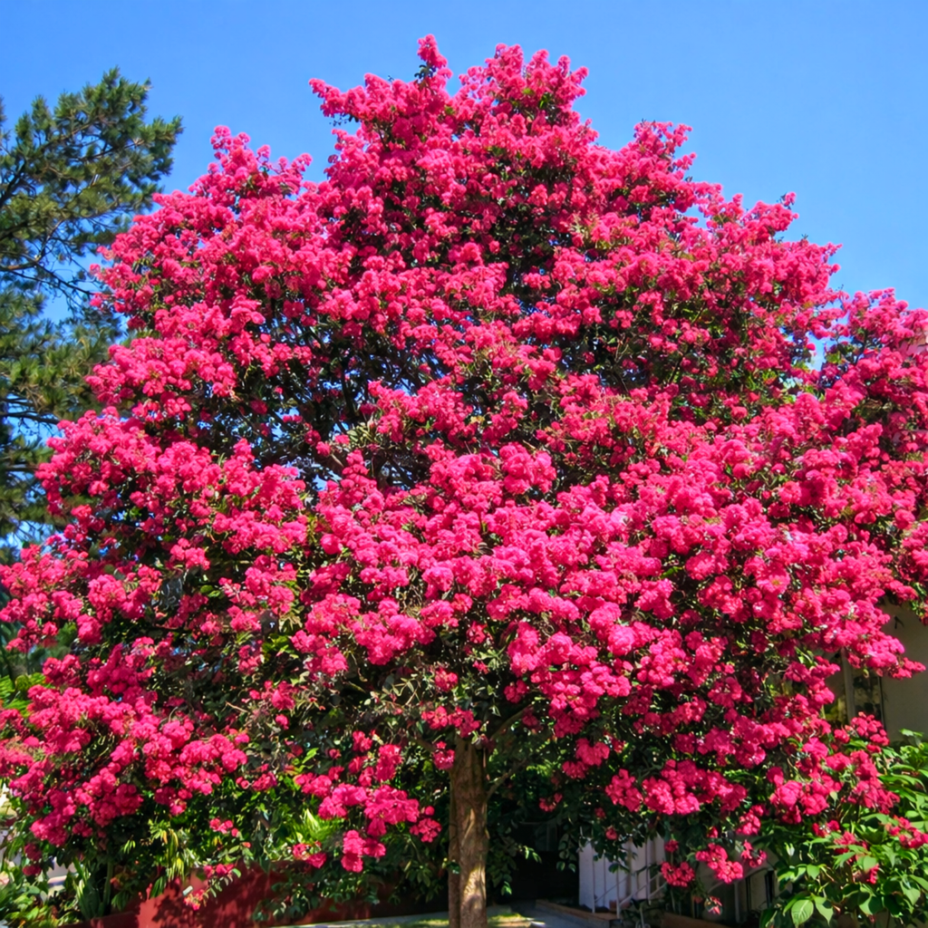 Crape Myrtle Seeds (Lagerstroemia indica) – Fast-Growing Flowering Tree (50 Seeds)